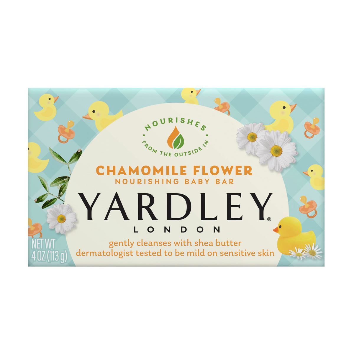 Savon Yardley 118g à la camomille, vue de face