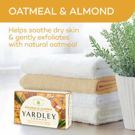 Savon Yardley Amande et Avoine avec mousse crémeuse