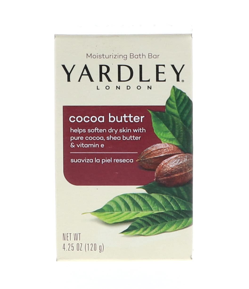 Savon Yardley au beurre de cacao et vitamine E, vue avant
