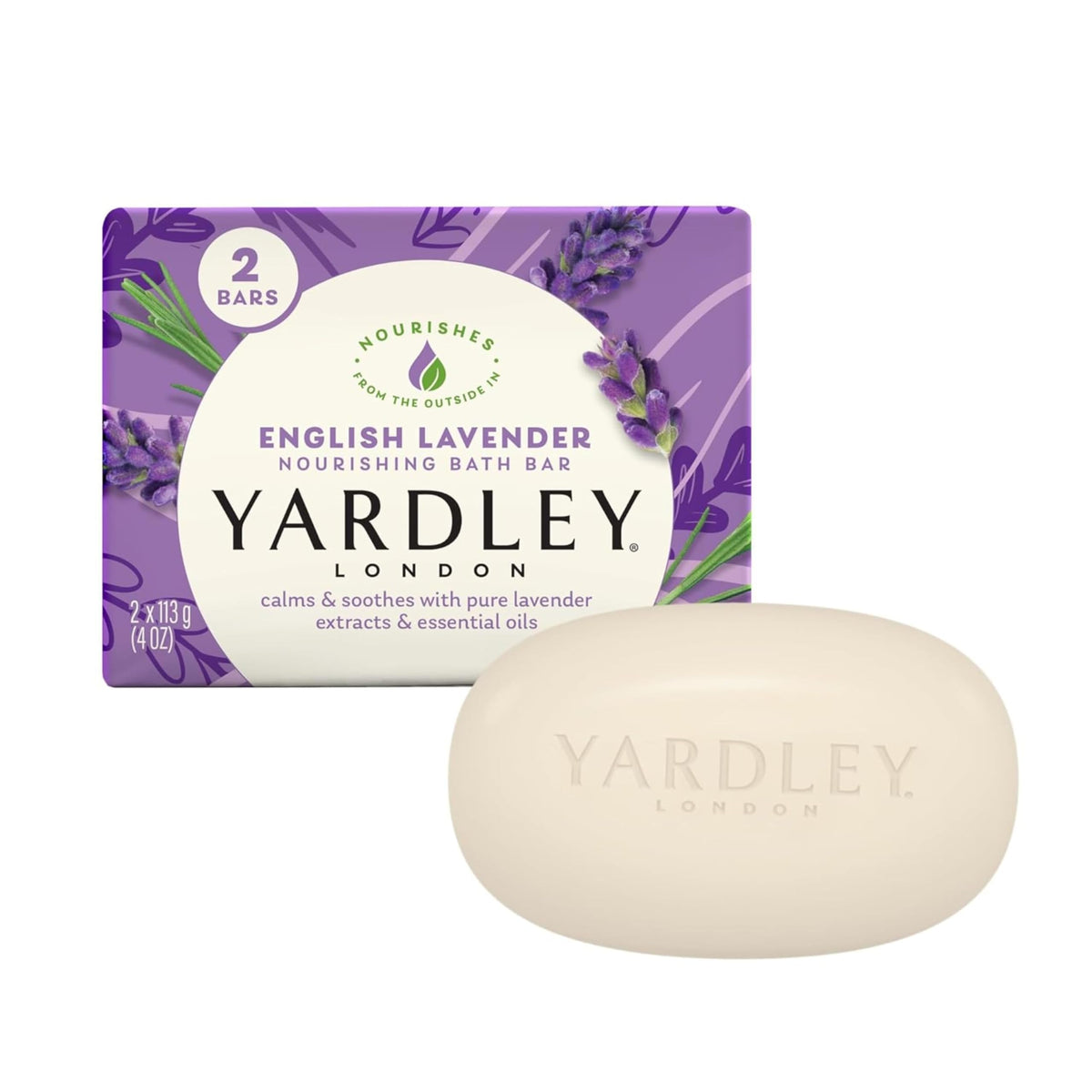 Savon Yardley Lavande Anglaise 231g vue de face