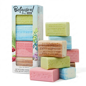 Savons Australian Botanical Soap en pack de 8 avec différentes fragrances