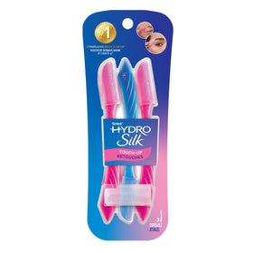 Schick Hydro Silk Outil de Dermaplaning 3 pièces vue de face