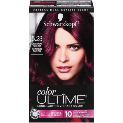 Schwarzkopf Color ULTÎME 5.23 Fuchsia Charcoal avant application
