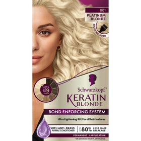 Schwarzkopf coloration cheveux permanente blonde platine 001 vue avant