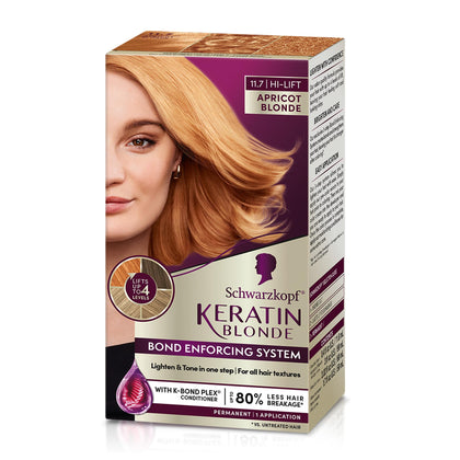 Schwarzkopf Teinture Cheveux Blonde 11.7 Abricot avant application