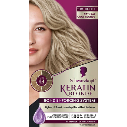 Schwarzkopf Teinture Cheveux Blonde Naturelle 11.01, boîte avant