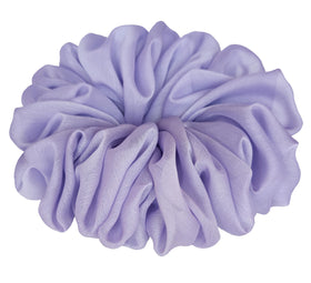 Scrunchie Chiffon Violet Clair AnnushkaHomeDecor vue de face