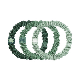 Scrunchie en soie SLIP couleur ivresse, vue de face