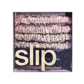 Scrunchie en soie SLIP utilisé dans un chignon élégant