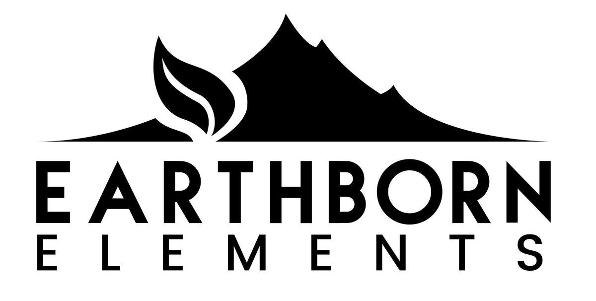 Seau de sels de bain Earthborn Elements avec étiquette visible