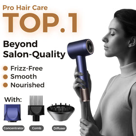 Sèche-Cheveux Alloom Pro avec diffuseur installé