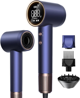 Sèche-Cheveux Alloom Pro vue de face avec embout concentrateur