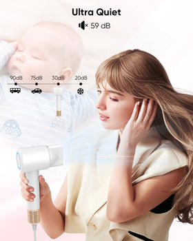 Sèche-cheveux ANIEKIN avec accessoires inclus