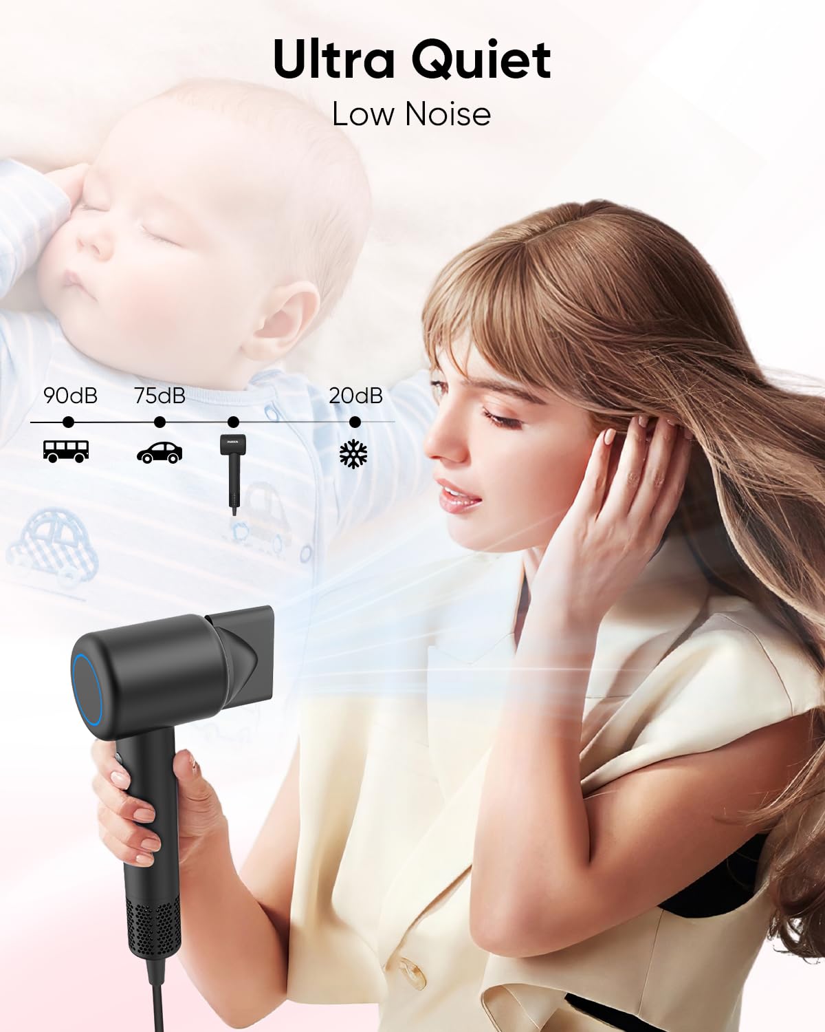 Sèche-Cheveux ANIEKIN avec moteur brushless