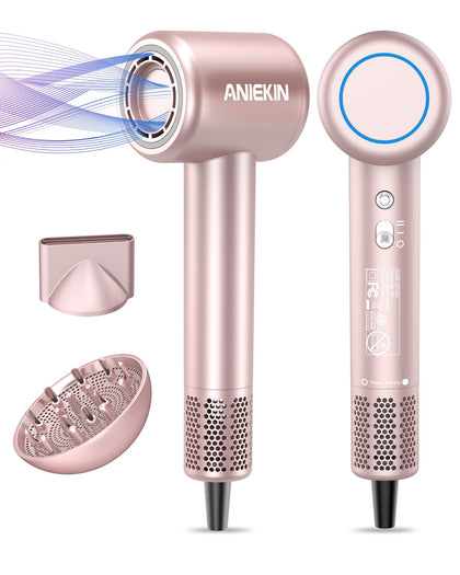Sèche-cheveux ANIEKIN vue avant avec design élégant