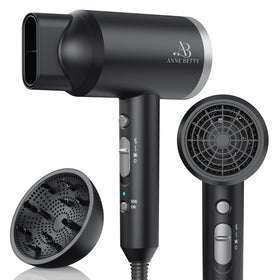 Sèche-cheveux ANNE BETTY 1800W vue de face avec diffuseur