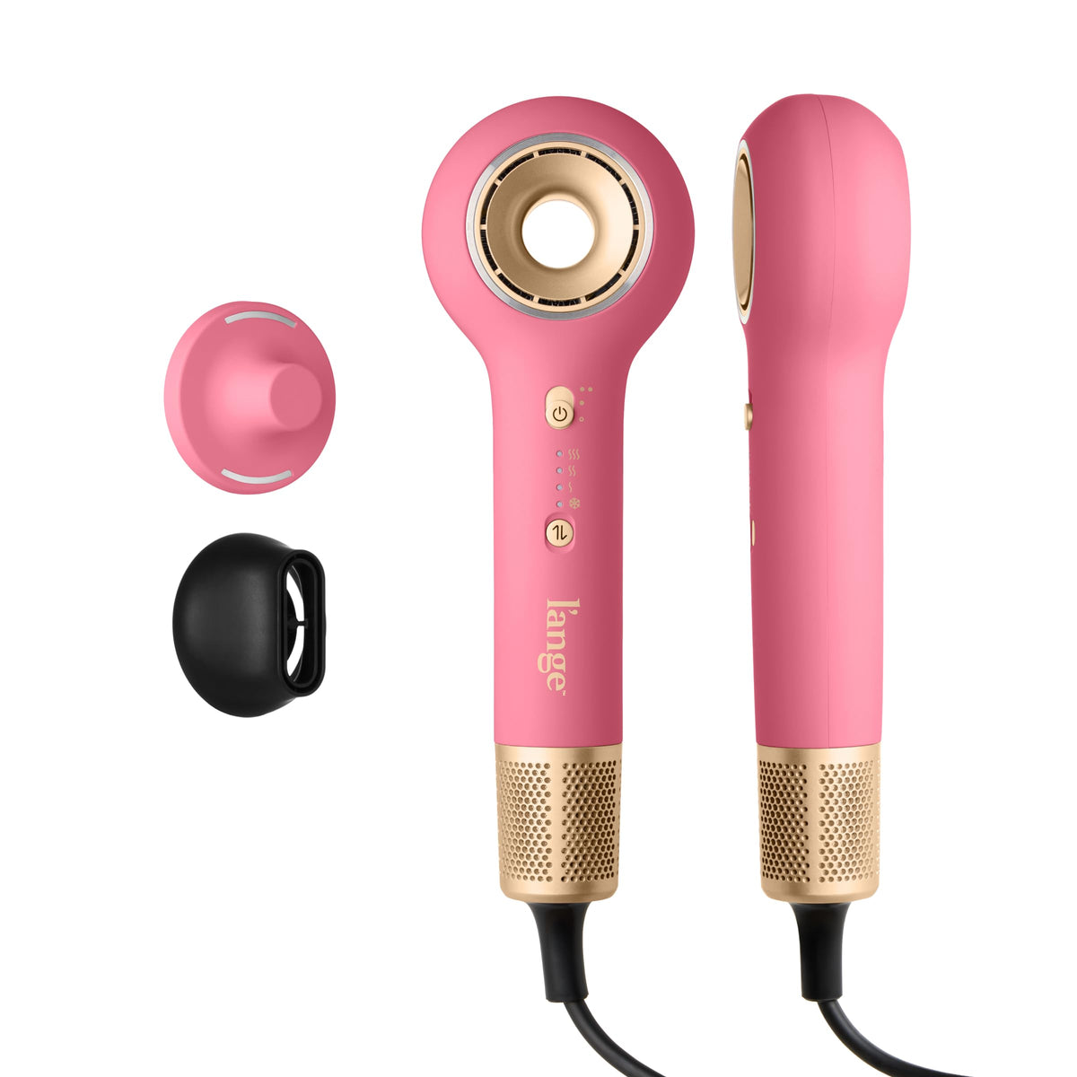 Sèche-Cheveux Axia HaloRing L'ANGE HAIR couleur or rose vue de face