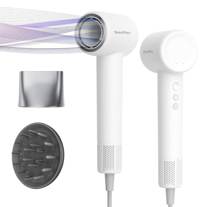 Sèche-Cheveux BeautiFlow vue de face avec diffuseur