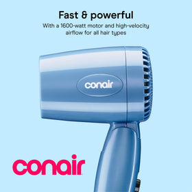 Sèche-cheveux Conair 1600W avec le cordon et le bouton de réglage