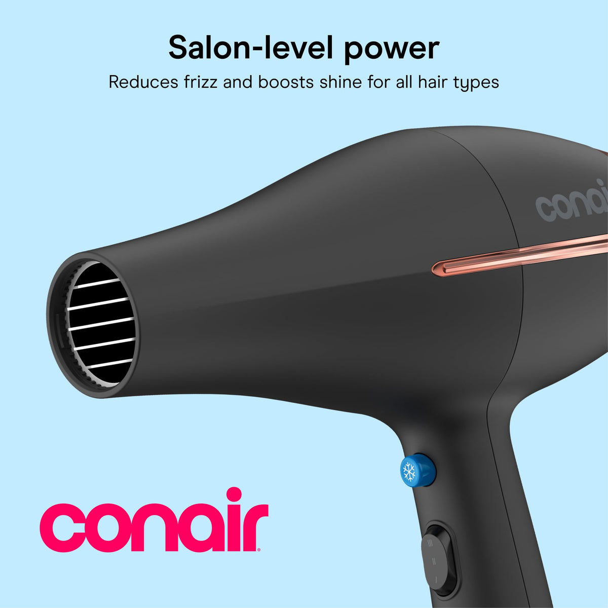 Sèche-cheveux Conair 1875W concentrateur et filtre amovible