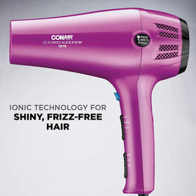 Sèche-Cheveux Conair 1875W rose avec cordon rétractable