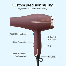 Sèche-Cheveux Conair avec cordon d'alimentation six pieds