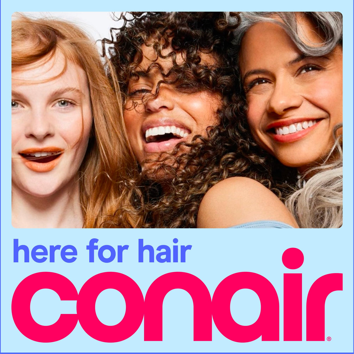 Sèche-Cheveux Conair avec diffuseur en action