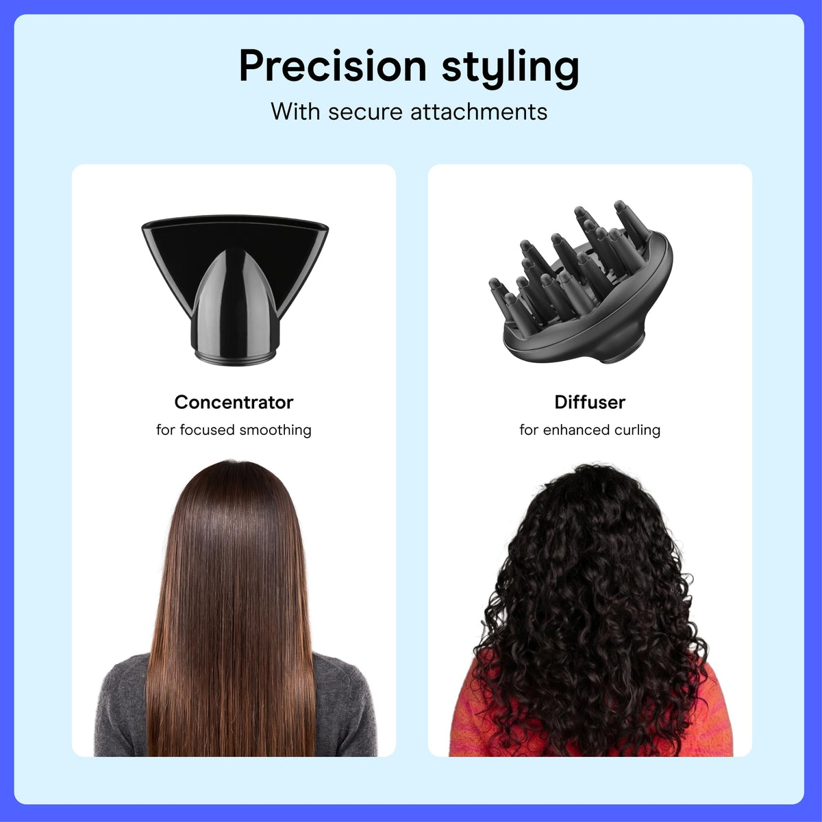 Sèche-cheveux Conair InfinitiPRO finition en velours noir