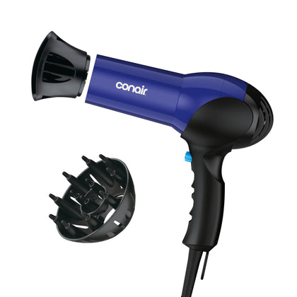 Sèche-cheveux Conair léger 1875W vue avant avec diffuseur