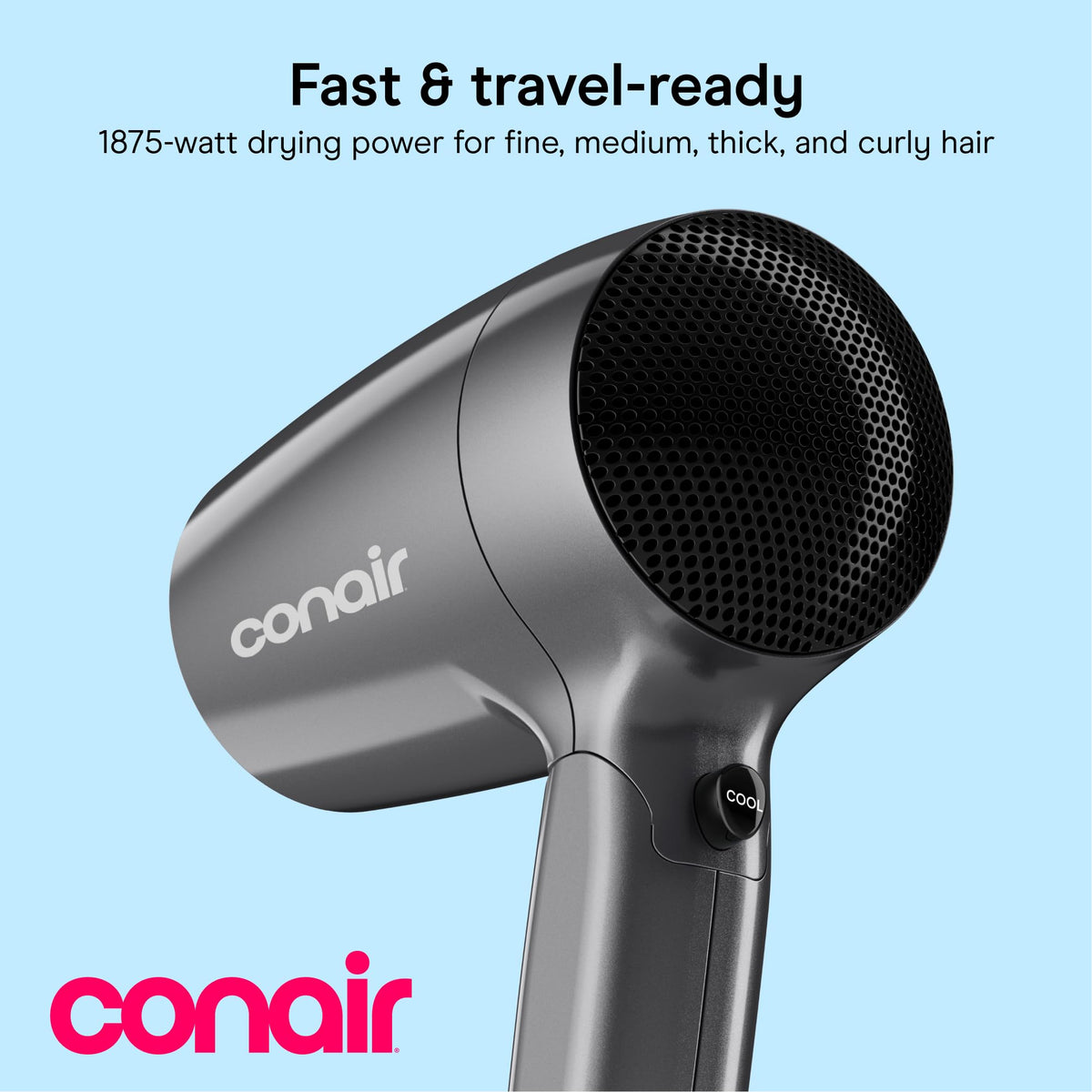 Sèche-cheveux Conair plié avec prise