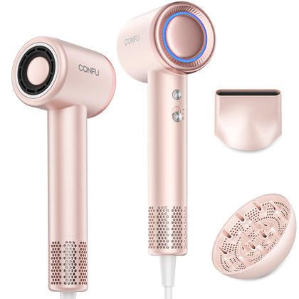 Sèche-Cheveux CONFU 1400W vue de face avec diffuseur