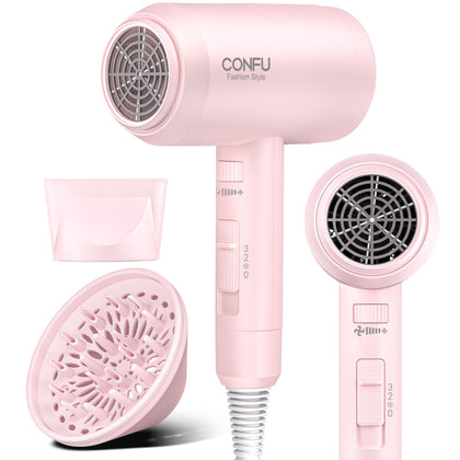 Sèche-Cheveux CONFU 1600W vue de face avec diffuseur