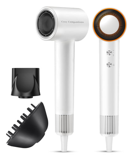 Sèche-Cheveux Cosy Companions devant avec diffuseur blanc