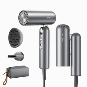 Sèche-cheveux dreame Pocket Pro vue avant avec design pliable