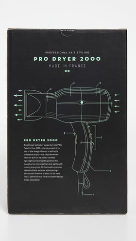 Sèche-cheveux Harry Josh Pro Dryer 2000 en action sur cheveux longs