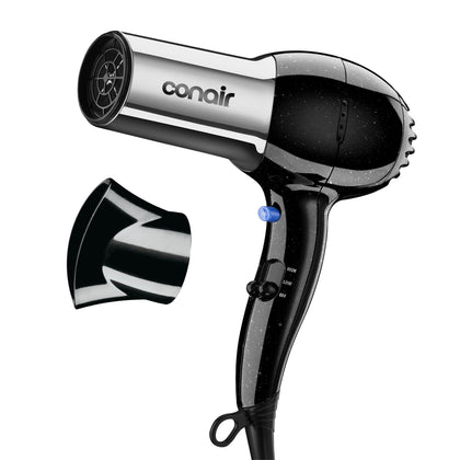 Sèche-cheveux Ionique Conair 1875W vue de face avec concentrateur