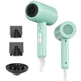 Sèche-cheveux ionique SHRATE 1800W vue avant avec diffuseur