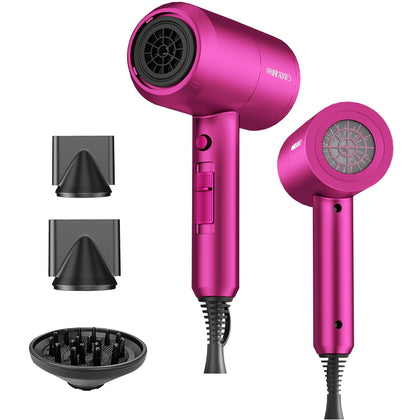 Sèche-cheveux ionique SHRATE avec diffuseur, modèle compact