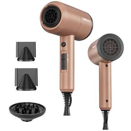 Sèche-cheveux ionique SHRATE vue avant avec diffuseur