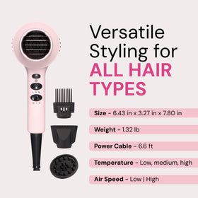 Sèche-Cheveux L'ANGE HAIR compact pour voyage