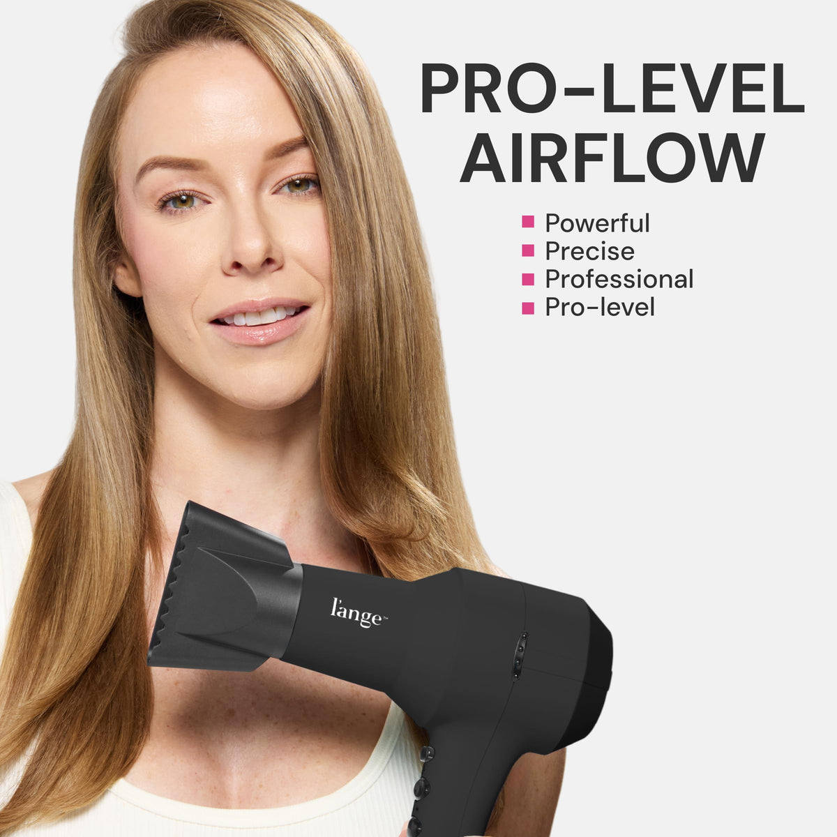 Sèche-Cheveux L'ANGE HAIR Turbo Ionic de côté
