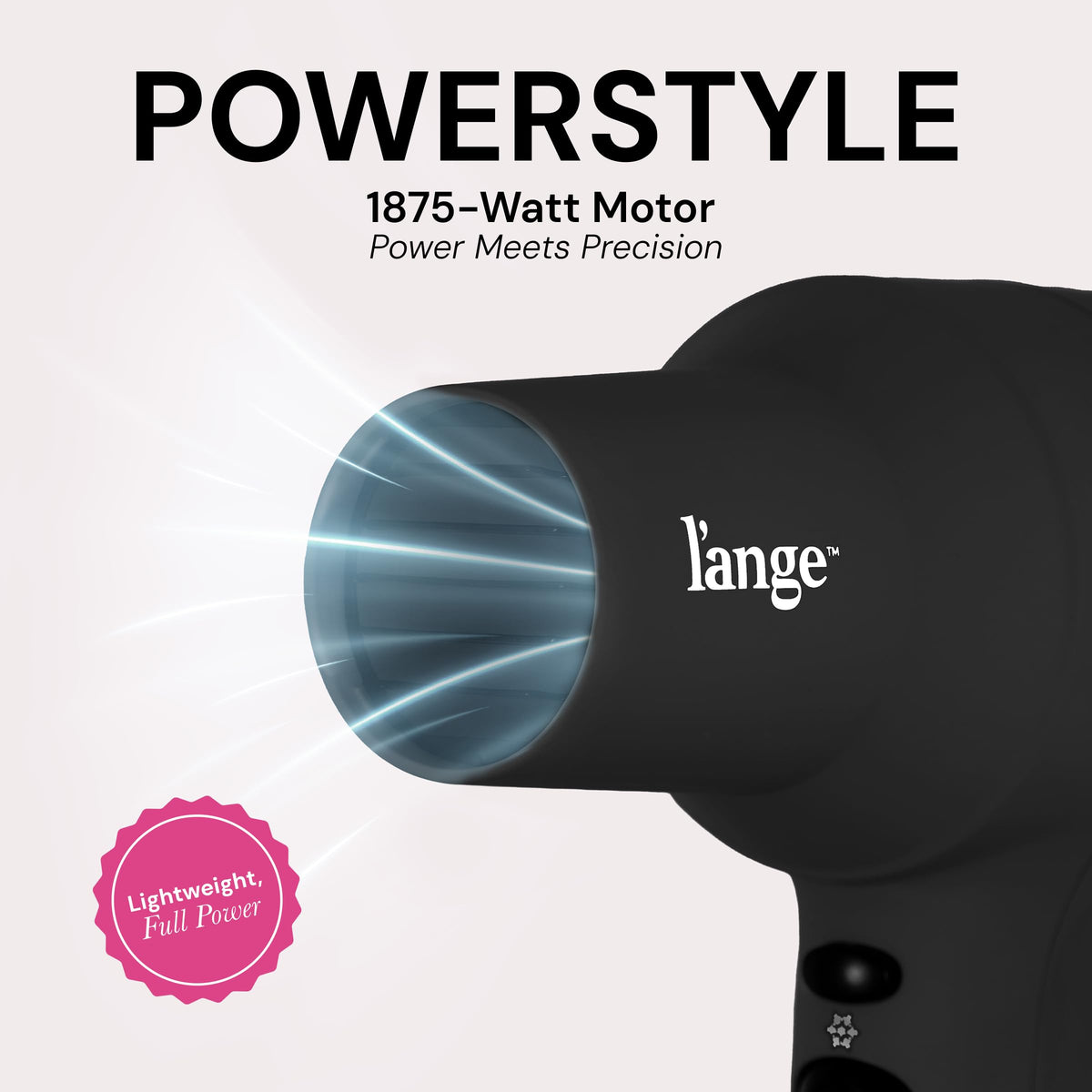Sèche-Cheveux L'ANGE HAIR Turbo Ionic sur fond blanc