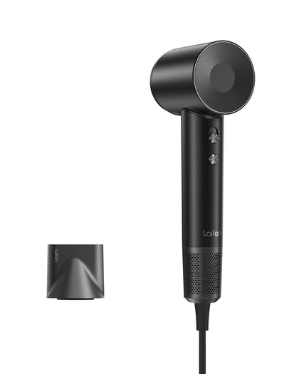 Sèche-cheveux Laifen modèle noir vue de face avec design moderne