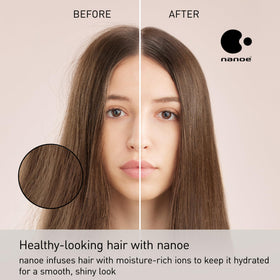 Sèche-Cheveux Panasonic Nanoe EH-NA67-W en utilisation