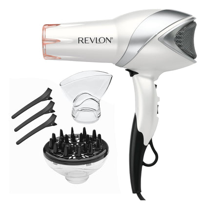 Sèche-cheveux REVLON Infrared Ionique vue avant avec diffuseur