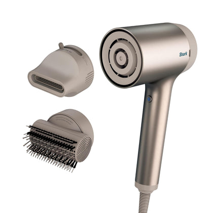 Sèche-Cheveux Shark HyperAIR modèle gris avec brosse rotative vue de face