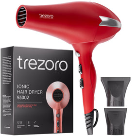 Sèche-cheveux TREZORO professionnel vue de face avec embout étroit