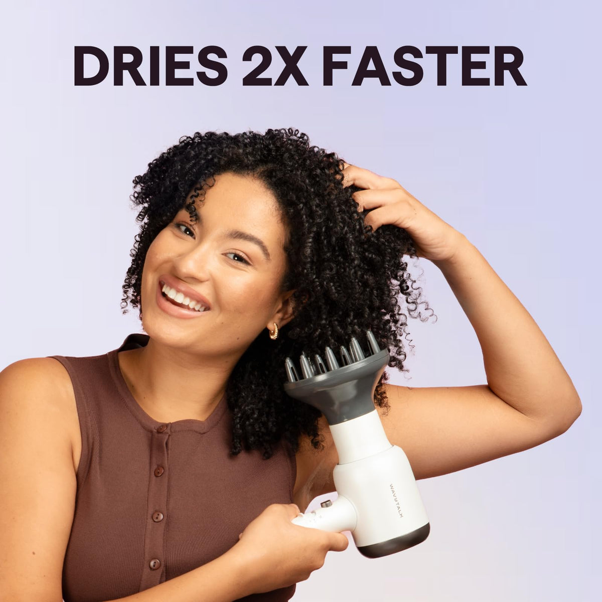 Sèche-cheveux wavytalk avec embouts concentré et diffuseur