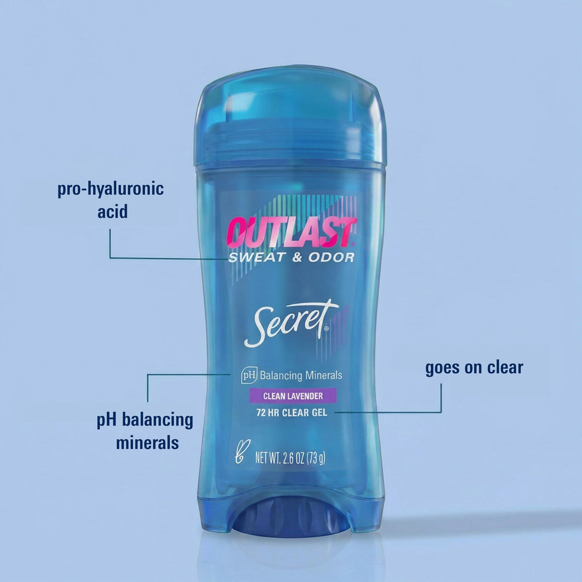 Secret Antiperspirant Déodorant Femme 72h packaging