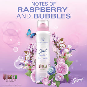 Secret Déodorant Antitranspirant Spray Femme 168g en situation
